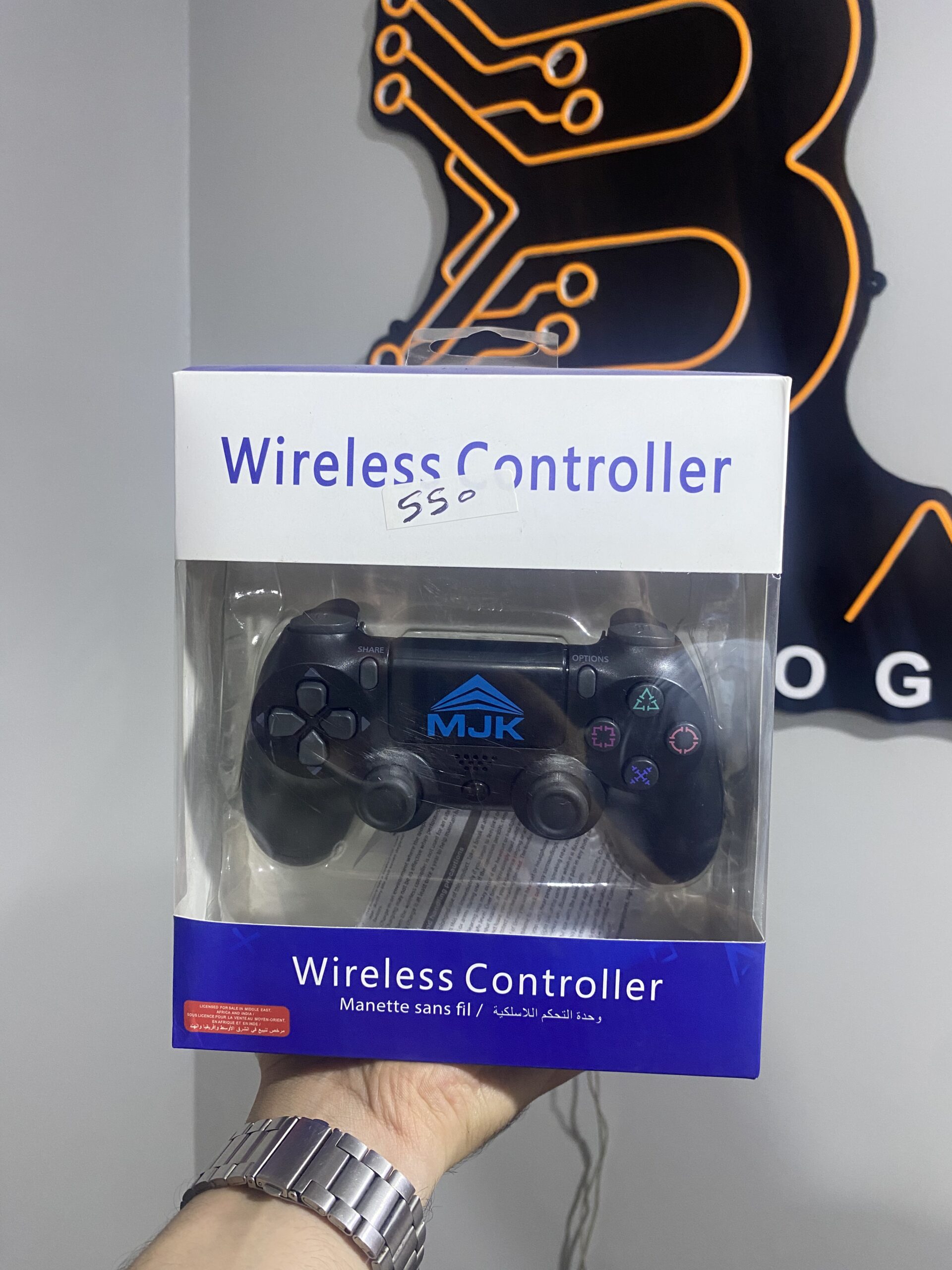 وحدة تحكم لاسلكية من MJK (دراع بلايستيشن + كمبيوتر) 1 وحدة تحكم لاسلكية من MJK